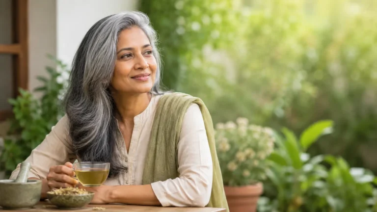 grey hair self acceptance and natural aging wellness