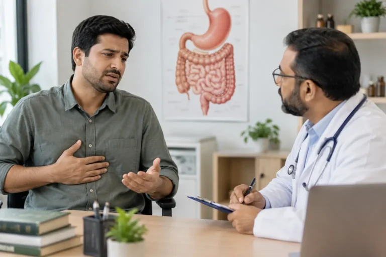 consult a doctor for acidity